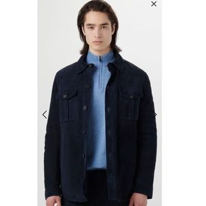 NWT Bugatchi Shirt Suede Jacket